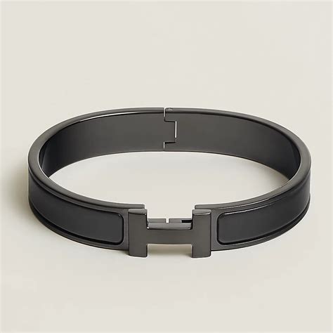 hermes so black clic h|Hermes h bracelet size guide.